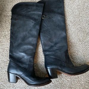Tall Frye leather boots